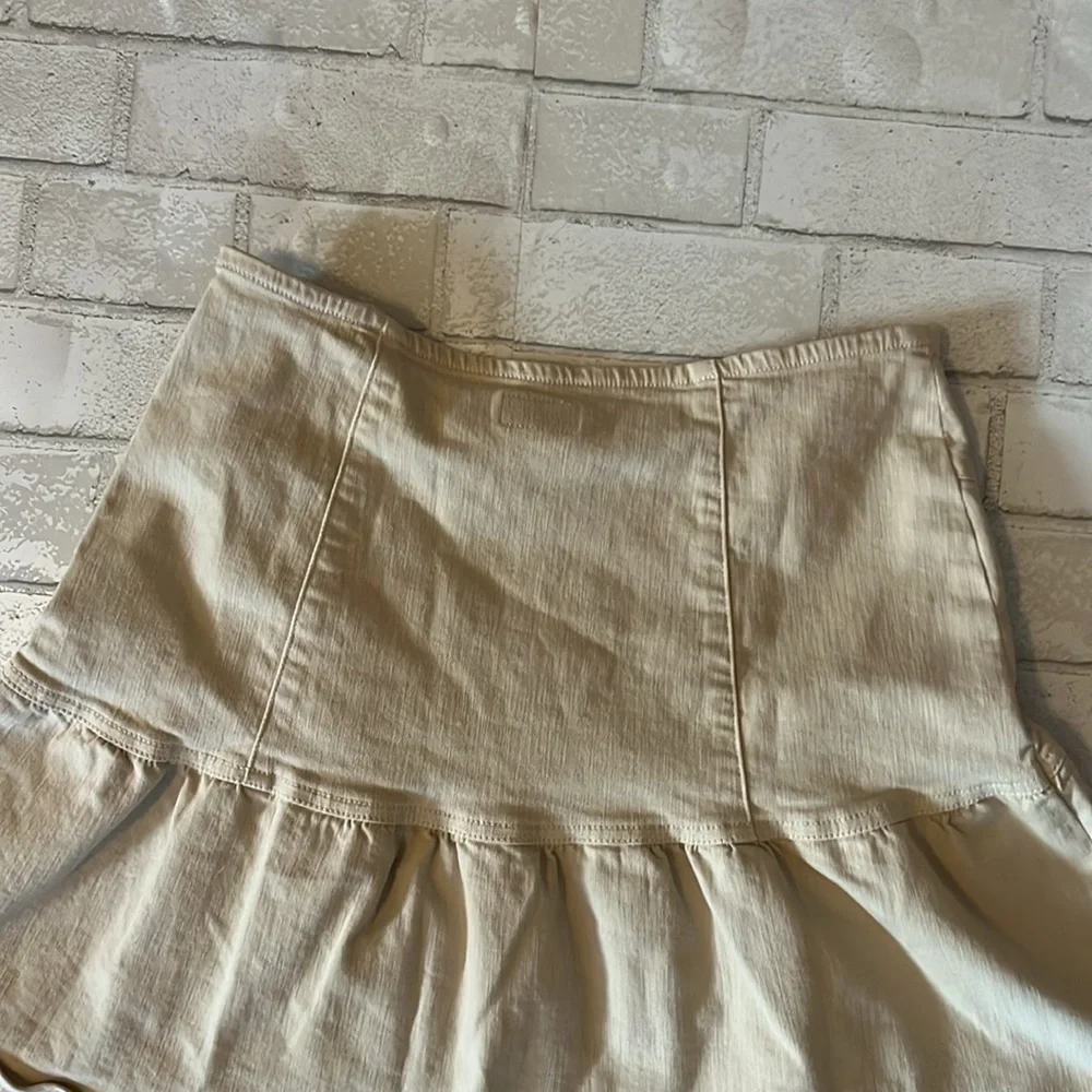 MOTHER Ruffle Embellishment Mini Skirt - Picture 9 of 9